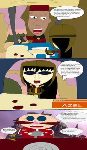 Azel Encounters The Seventh Emperor in Sonic Racing Crossworlds