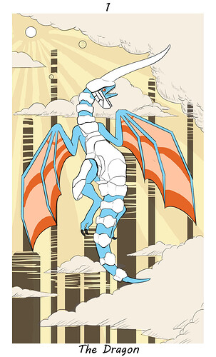 I’m making a Panzer Dragoon based tarot deck. Hopefully I can make a print of these once i’m done.
1. The Dragon
The Dragon is a powerful pure-type monster from an ancient age. Its strength is a...