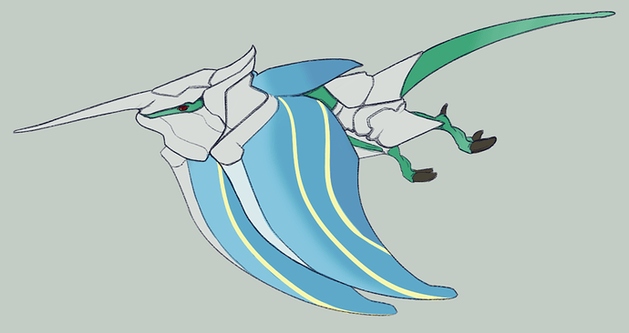 @admiral-craymen asked for a panzer dragoon dragon based on craymen so! here you go! hope you like!