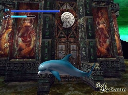 Ecco the Dolphin swims in a sea of animated glitches